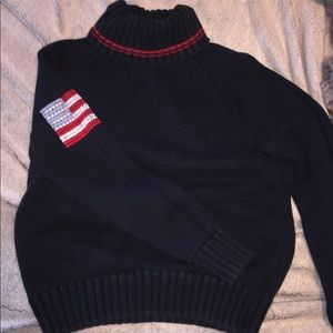 VINTAGE RAPLH LAUREN AMERICAN FLAG SWEATER